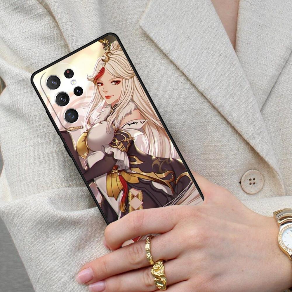 Ningguang Genshin Impact Cell Phone Case for Samsung Galaxy S26 Ultra S25 S24 S23 S22 S21 S20 Note10 Cover