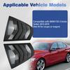 Par de Spoilers de Embellecedor Lateral Trasero para BMW Serie 3 F30 Sedán 2013 2014 2015 2016- Cubierta de Persiana de Ventana Rejillas de Ventilación