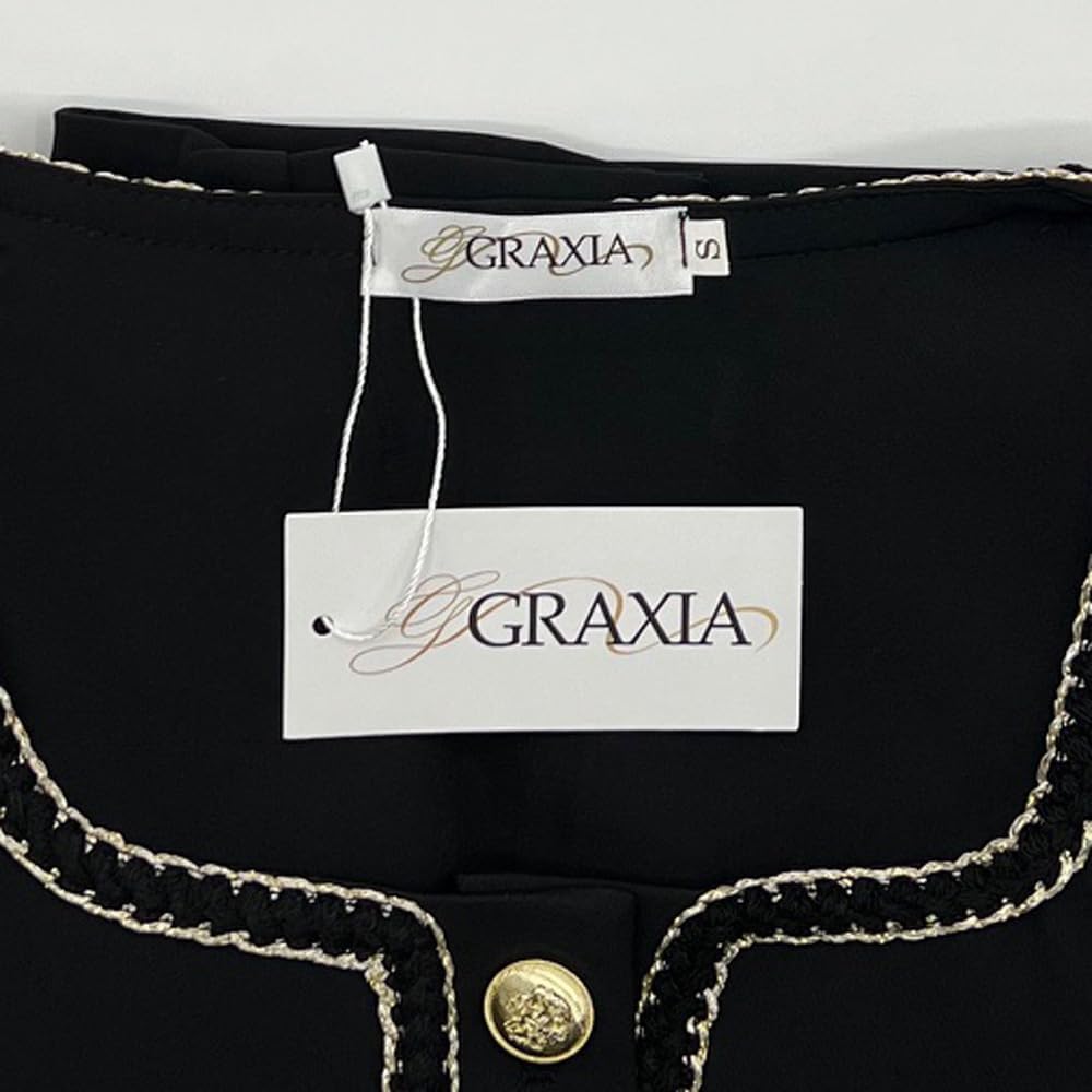 GRAXIA Mini Size for Hostess and Long Square Mini and Pleated Skirt Women's Dress, Two-Piece Set, Black, M, Hostesses, Clubs, Lounges, Sleeves, Neck,