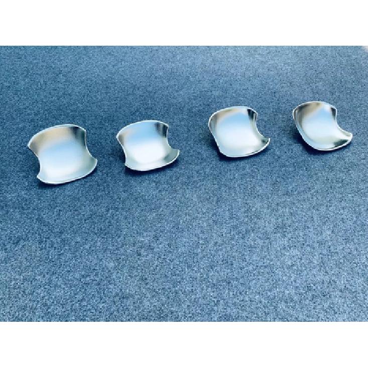 Silver Matte Door Handle Bowl Cup Cover Trim For -2024 Toyota Harrier Venza