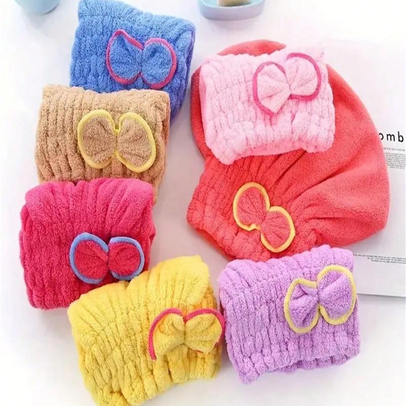 1pc Quick Drying Hair Cap, Can Quickly Absorb Water and Dry Hair, Soft and Comfortable, Convenient and Fast Home Bathroom Decor Fall Decor
