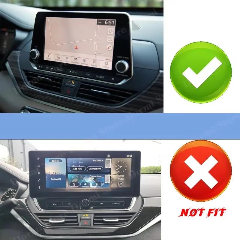 Custom Phone Mount for Nissan Altima L34 2019-2025 (8/7 Inches) – Dashboard Screen Mount Without