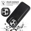 Double Buckle Leather Case for iPhone 16 15 Pro Max 16 15 Plus with Card Slots and Stand Function Drop Protection Phone Cover