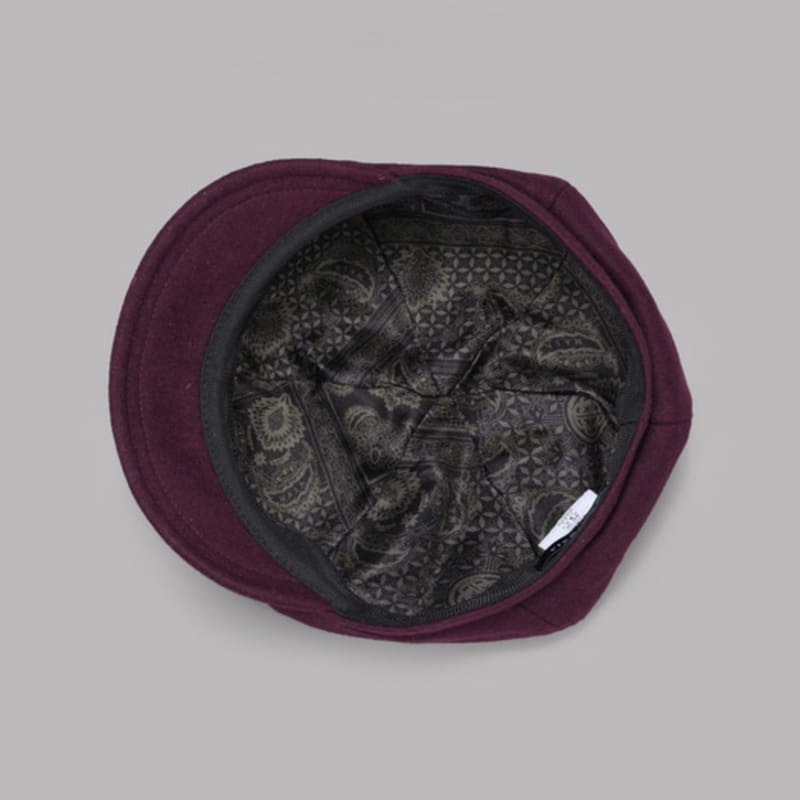 MAIA Wool Bread Hat - Wine