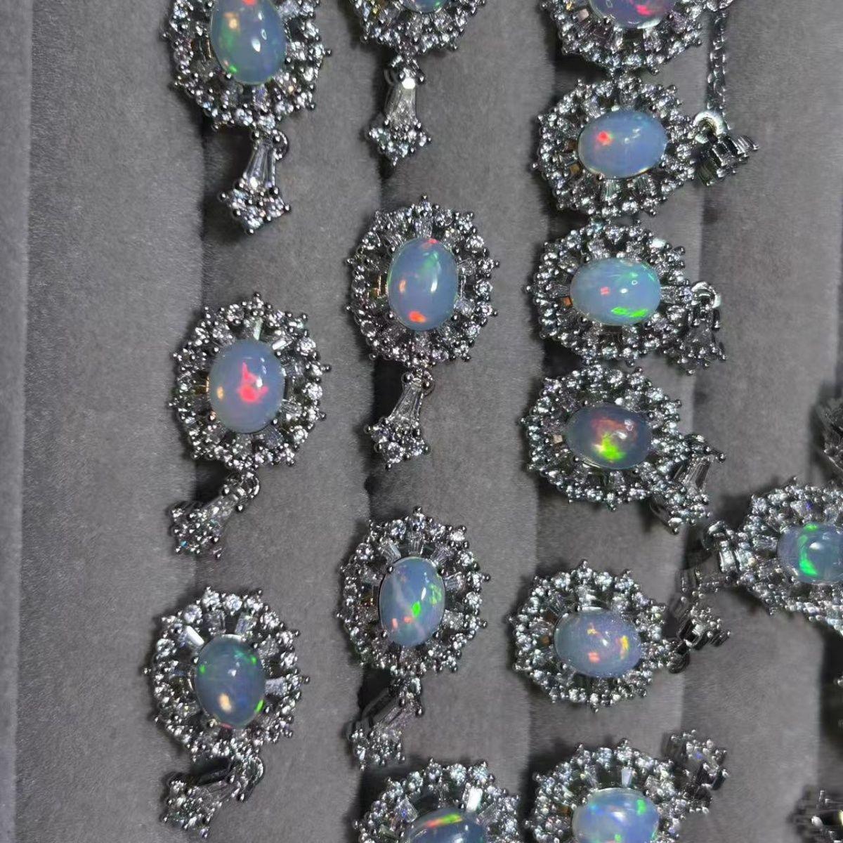 

Fairy Эксклюзивная Мода Универсальное Ожерелье с Подвеской из Натурального Опала