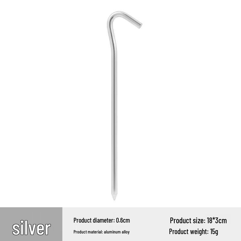 OEING Outdoor Aluminum Tent Stakes 28 Pcs