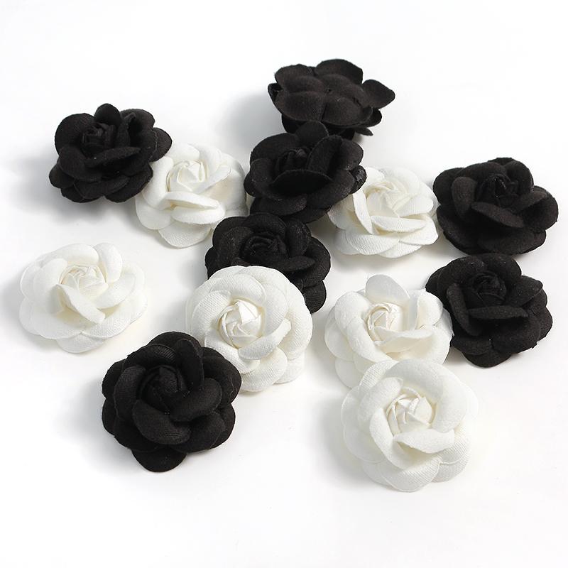 2/5Pcs Rose Artificial Flowers 5CM Fake Flowers for Home Decor Wedding Decoration DIY Craft Gifts Wreath Scrapbook Accessories