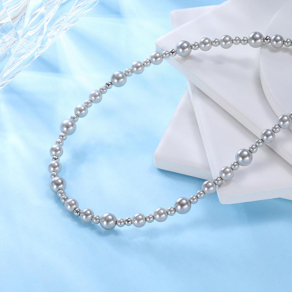 925 Sterling Silver Seawater Pearl Beaded Adjustable Charm Bracelet Unisex Elegant Luxury Fashion Jewelry Wedding Gift