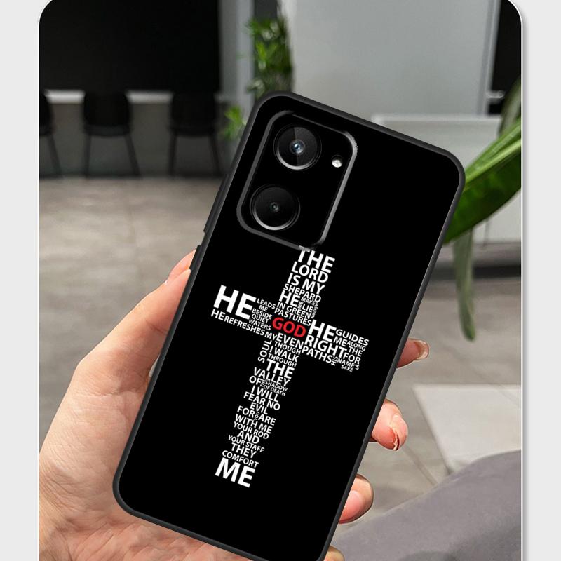 Jesus Christ Cross Case For Realme 15 13 12 10 11 14 Pro Plus GT6 GT7 C55 C15 C35 C33 C61 C65 C67 C53 C71 C75