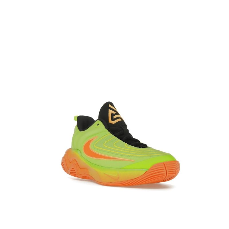 Nike Giannis Immortality 4 Cyber Lightning Bright Mandarin Kids' Basketball Shoes FZ6734-301