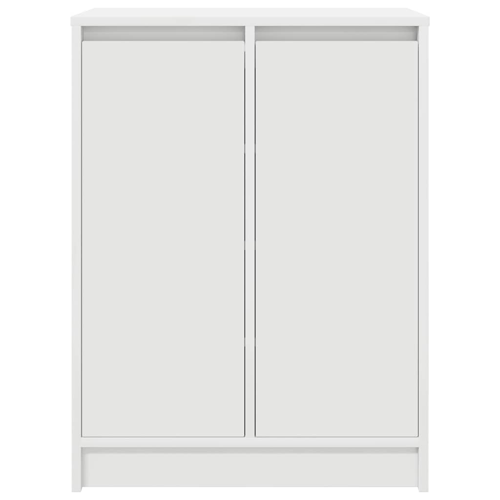 Shoe Cabinet White 57 x 34 x 76 cm Engineered Wood