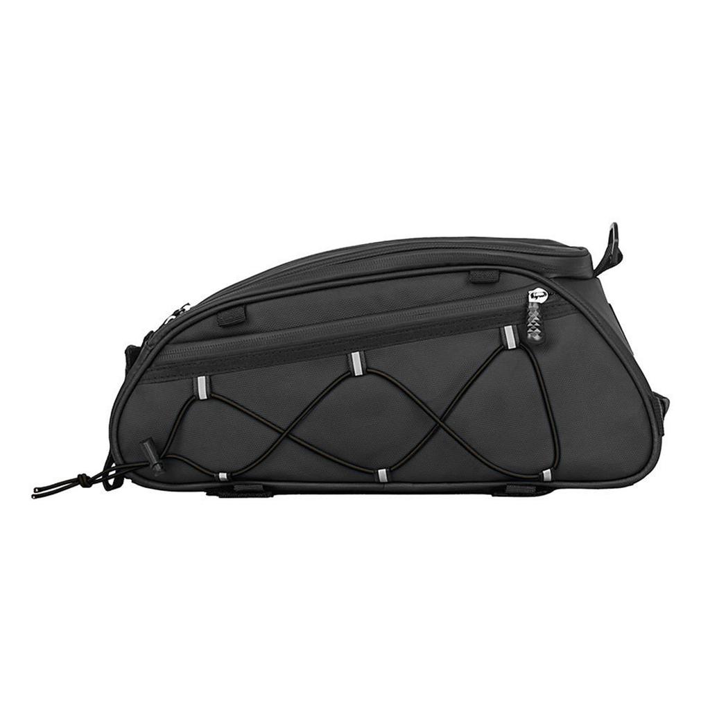 10L Bike Trunk Panniers Saddle Seat Bag Carriers with Reflectors Waterproof Hard Shells Bike Bag for Bicycles Rear Rack
