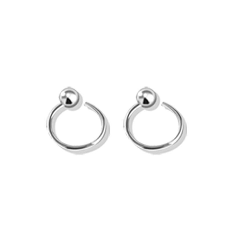 S925 Sterling Silver Stud Earrings - Trendy, Lightweight, Simple Luxury for Women (2025)
