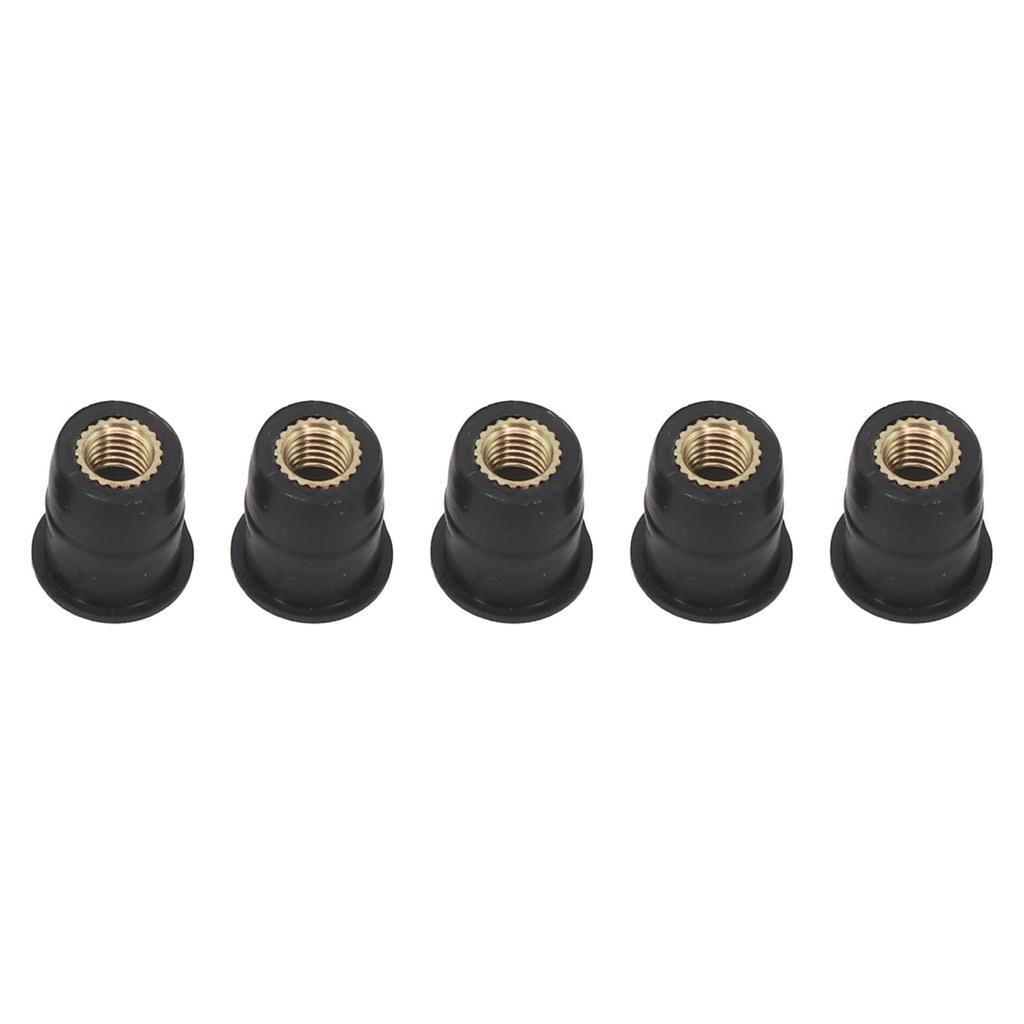 Motorcycle Windshield Rubber Nuts Mounting Vibration Damper