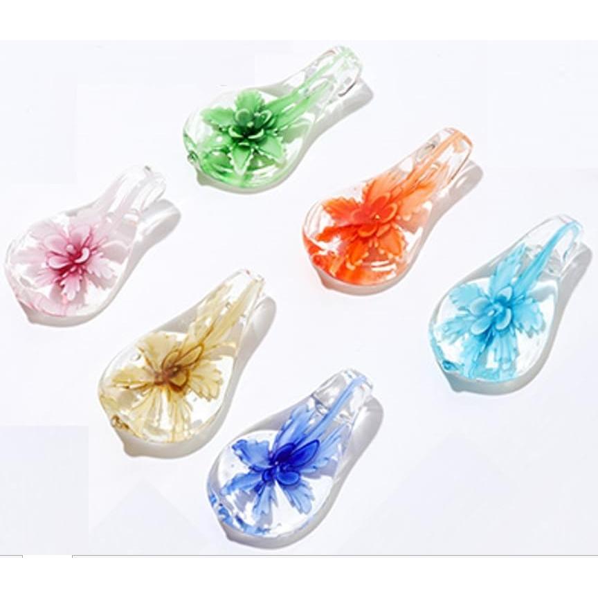 Speed Mao Clear Glass Teardrop Chopstick Rests, Set of 6, 6 Colors, Knife Rests, Simple, Stylish, Pen Rests