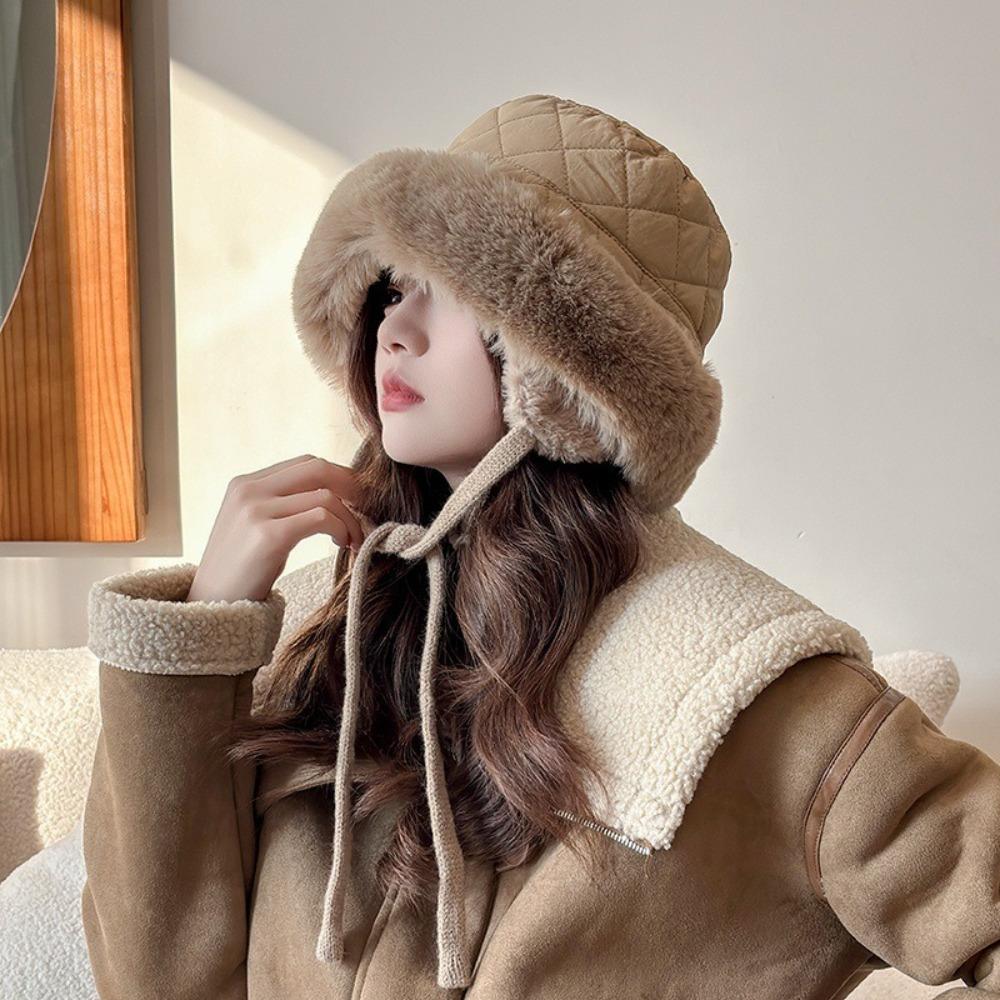 with Earmuff Ear Protection Hat Korean Stye Women Fisherman Cap Autumn Winter