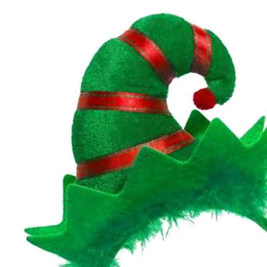 Hair Hoop Cute Christmas Santa Elf Hat Children Adult Headband Gifts Cosplay Costume for Party