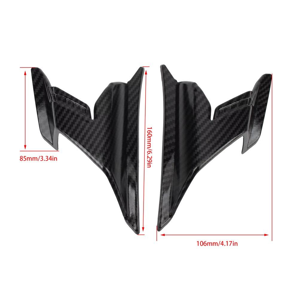 For HONDA ADV160 Motorcycle Fairing Spoiler Dirt Pit Bike Wind Fairing Winglets Fin Trim Cover 2022-2023 Enduro Accessories