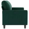 3 Seater Sofa Dark Green 180 Cm Velvet