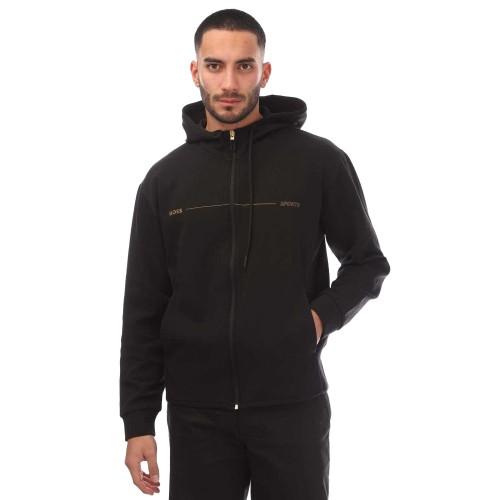 Boss Mens Artwork Full Zip Hoodie