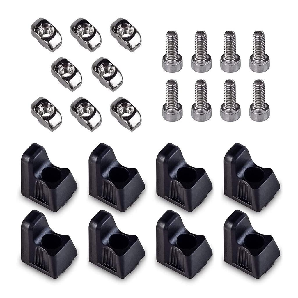 GUITTO GPB series guitar effect pedal plate fixing clips (8 pieces)