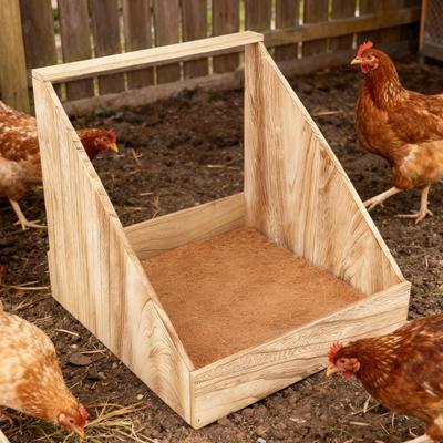Cutii pentru cuibărit pentru găini Cuib din lemn cu perne Suport Cutii de cuibărit pentru adăpost de pui Pentru găini Adăposturi Casă Păsări de curte de iarnă