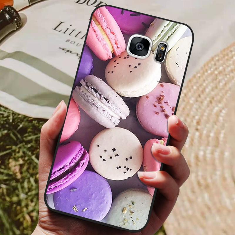 For Samsung Galaxy S7 Edge Silicone Case Cute Pattern Soft TPU Phone Cover For Samsung Galaxy S6 S7 S 7 Edge Back Cover Bumper