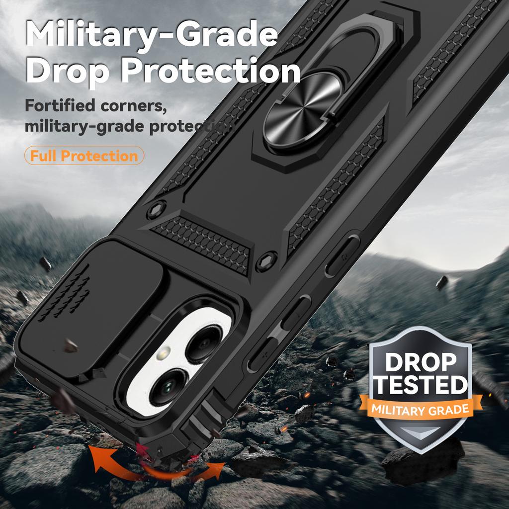 For Samsung Galaxy A05 4G Camera Protection Case PC+TPU Military Grade Phone Cover