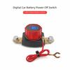 Brass Screw Hole Battery Disconnect Switch Positive Negative Pole Power Switch LED Voltmeter  Cars