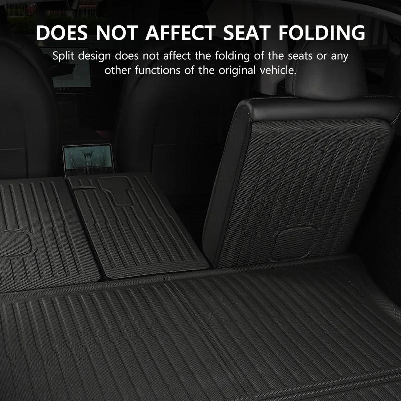 Car Floor Mats For Tesla Model Y Juniper 2025 XPE Trunk Liner Non - Slip Wear - Resistant Cushion All-Round Cargo Protective Pad