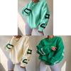 Casual Fashion Letter Print Thick Pullover Sweatshirt For Women Winter 2022