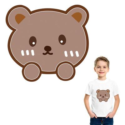 Patches On Clothes Cartoon Bears New Heat Transfer Washable Diy Garment Accessory Iron-On Trasnfer Diy Craft Supplies