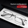 Men's Rectangular Reading Glasses , Ultra-Light Blue Light Blocking Reading Glasses, Prescription Glasses for Myopia