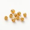 10/30/50 Stück 5mm*6mm Messing mit 18K Goldbeschichtung Unregelmäßige Perlen Hohe Qualität Streifen-Abstandshalterperlen Für Mode Schmuckherstellung Zubehör
