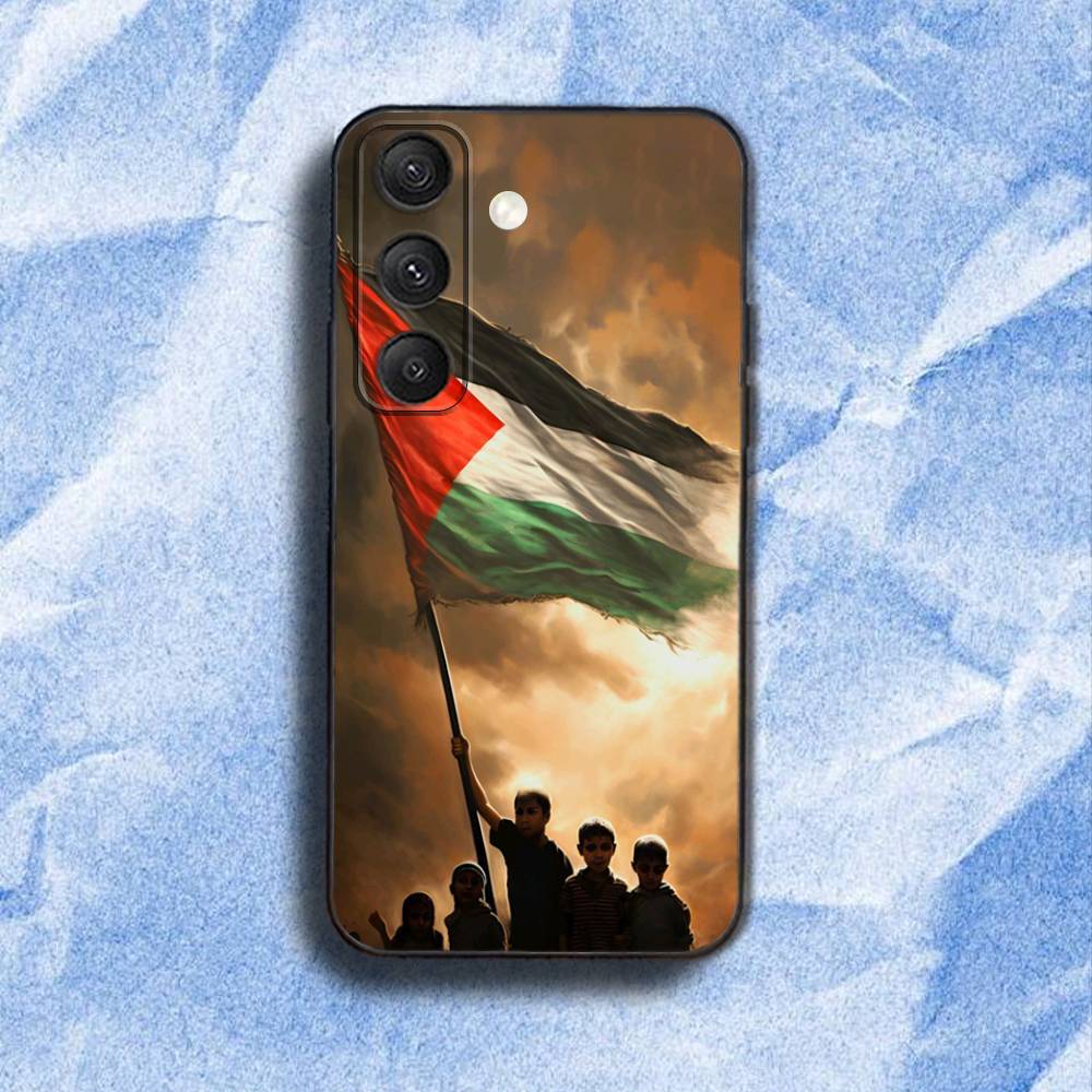 P-Palestine-s F-Flag M-MAP Phone Case For Samsung S 25,24,23,22,30,21,10,9,Ultra,Plus,Lite,FE,4,5G Black Soft Case