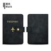 New Multifunctional Clasp Passport Wallet PU Leather Multi-card Bank Card Holder Fashion Gilded Airplane Logo Passport Cover Cas