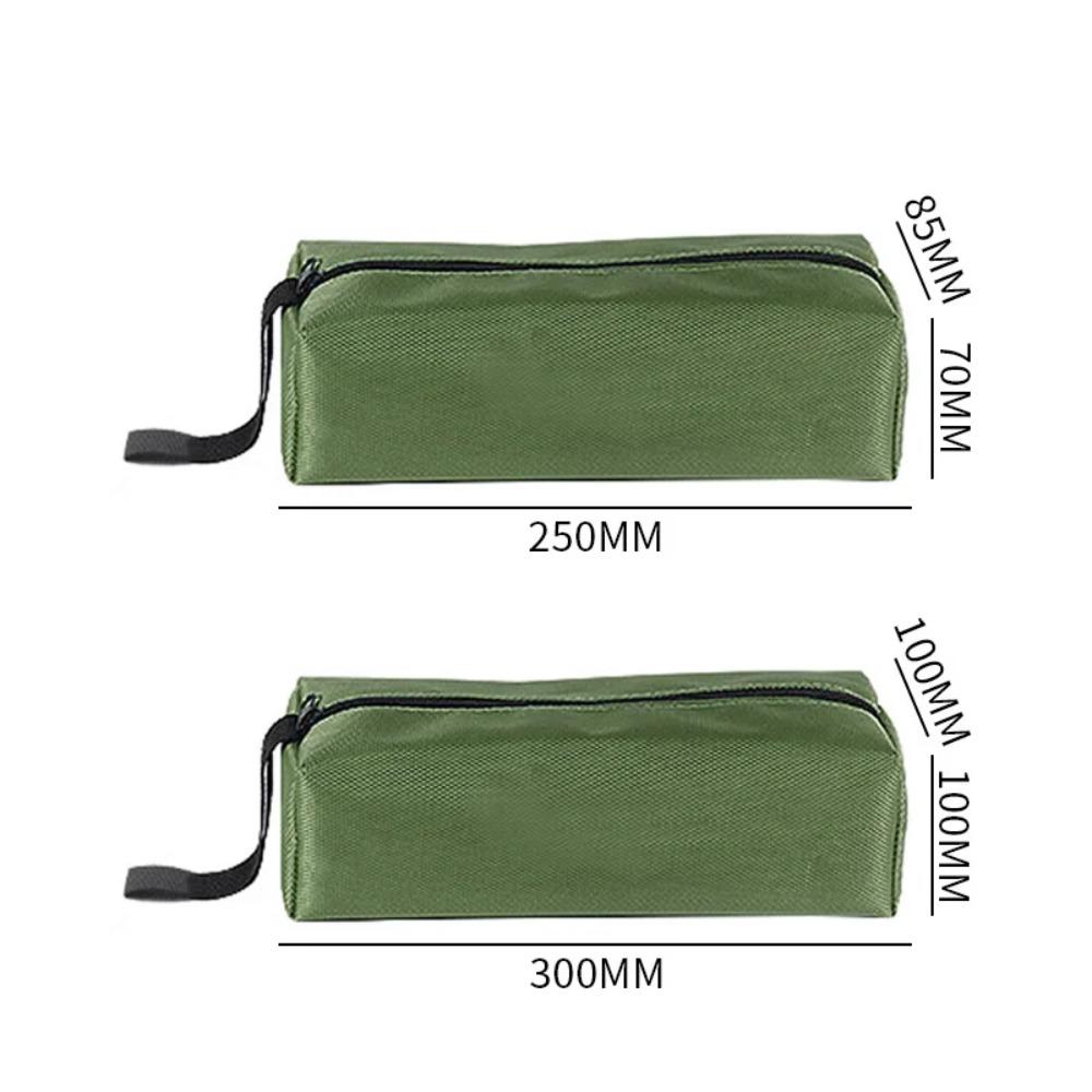 Multifunctional Hand Tool Organizer Bag Thick Canvas Storage with Zipper for Small Tools Wrench Screwdriver Portable
