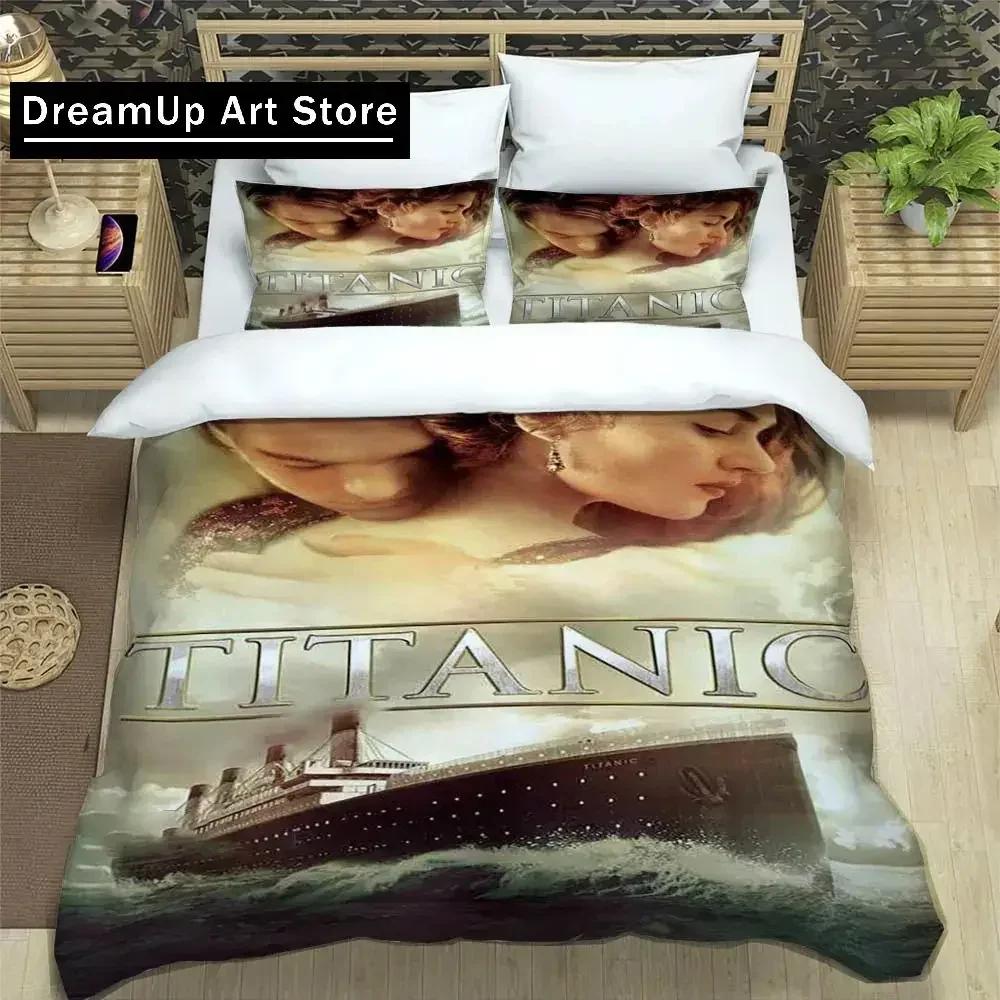 3D Print Titanic Leonardo DiCaprio Bedding Set Boys Girls Twin Queen Full Size Duvet Cover Pillowcase Bed Adult Fashion