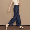 Demana Women's High-Waist Cotton Loose Balloon Denim Pants