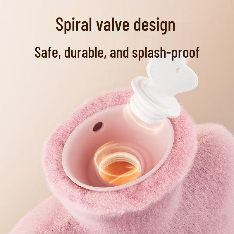 Thickened Explosion-Proof Hot Water Bottle – Warm Compress for Belly, Bed, Feet, and Hands.