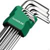 9 Pieces/Set Allen Keys Hexagon Key Hand Tools Equipment Repairing Hex Wrench L Type for Bike