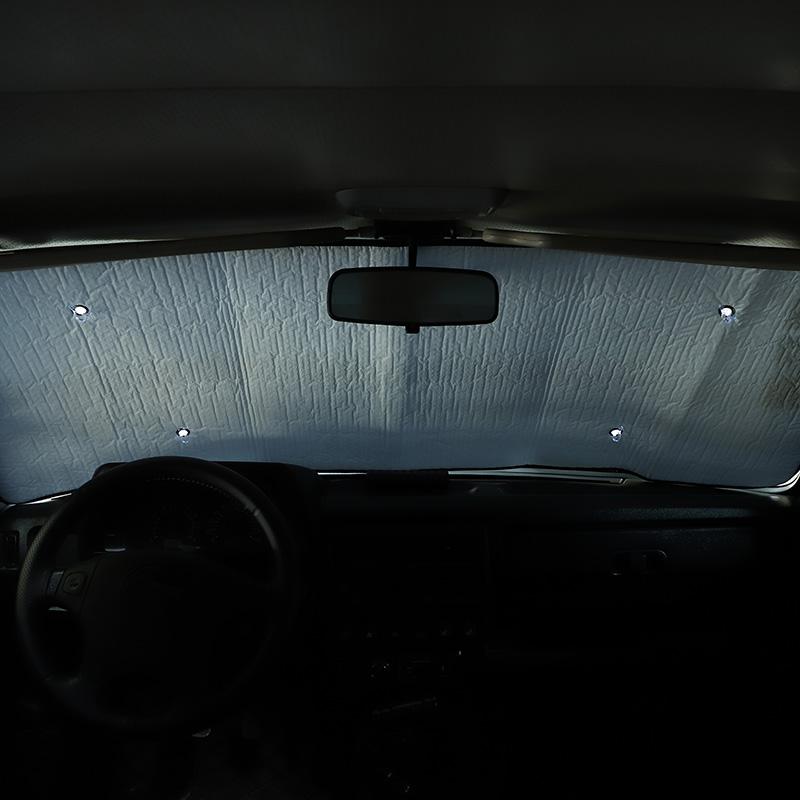 For LADA NIVA 4X4 2009-2019 Car Styling Silver Car Forward Windshield Sunshade Car Solar Protection Pad Car Accessories