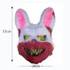 2025 Halloween Cosplay Face Mask Fancy Party Stage Make-up Scary Rabbit Cartoon Head Cover Carnival Costume Prop Masquerade Mask