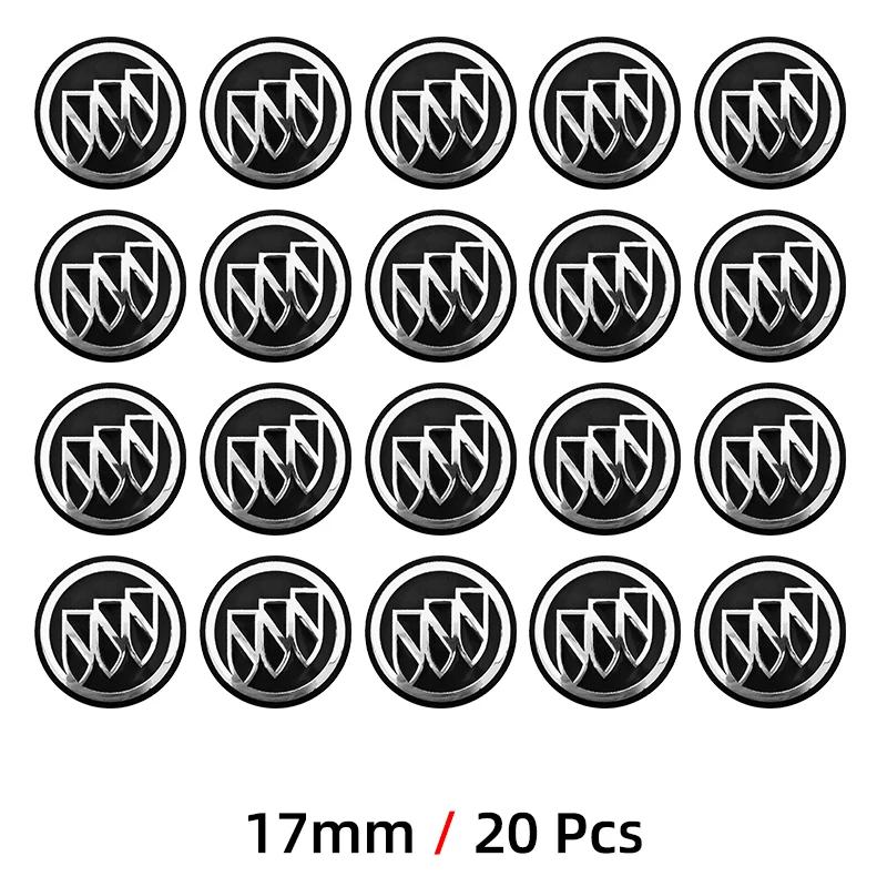 13mm 14mm 17mm Auto-Fernschlüssel Aluminium-Logo-Aufkleber Für Buick GL6 Envista Park Avenue royaum enclave Encore Envision Excelle XT
