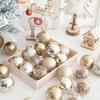 Christmas Ornament Pendant: Plastic Ball Charm for Tree Decorations and Photography Props