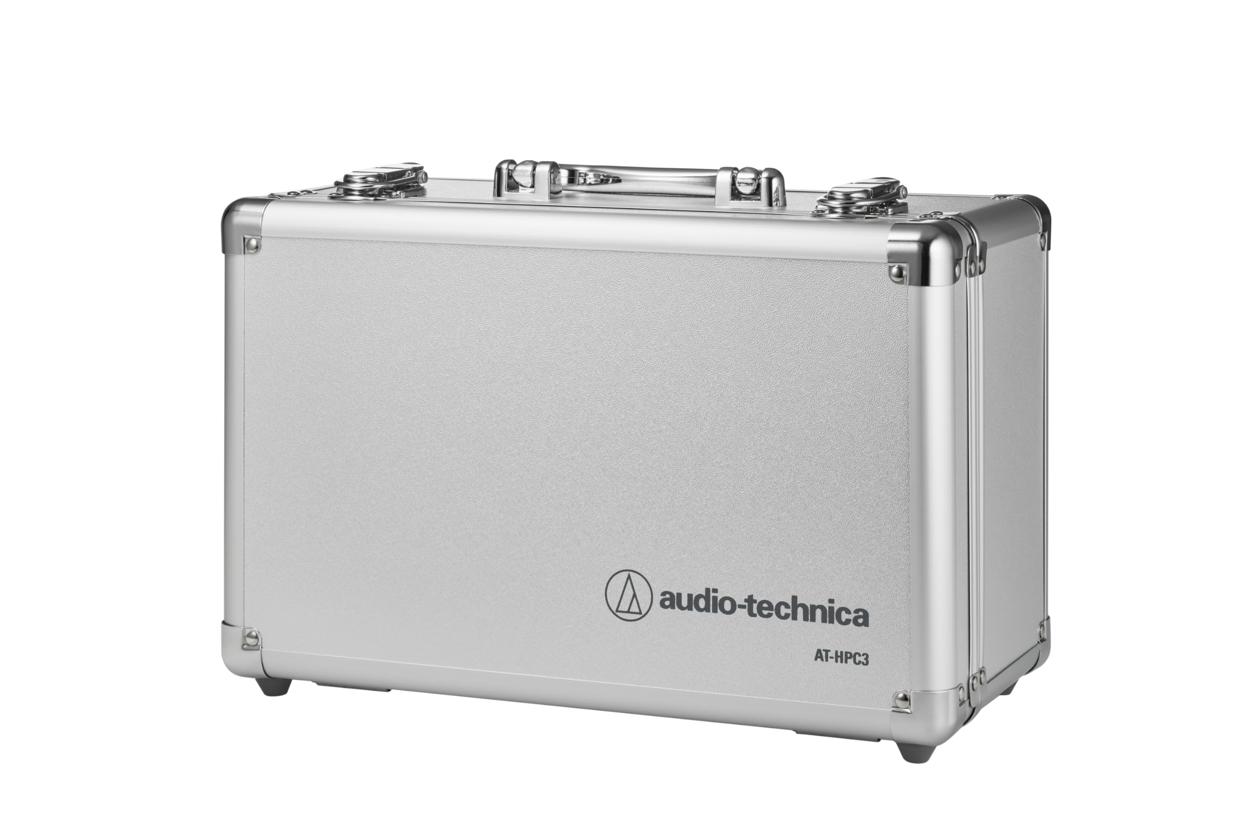

Audio-Technica AT-HPC3 Headphone Case, Lightweight, Shock-Resistant, Portable, Square, Stackable, with Pre-Cut Foam and Name Tag, Hard Carry Case