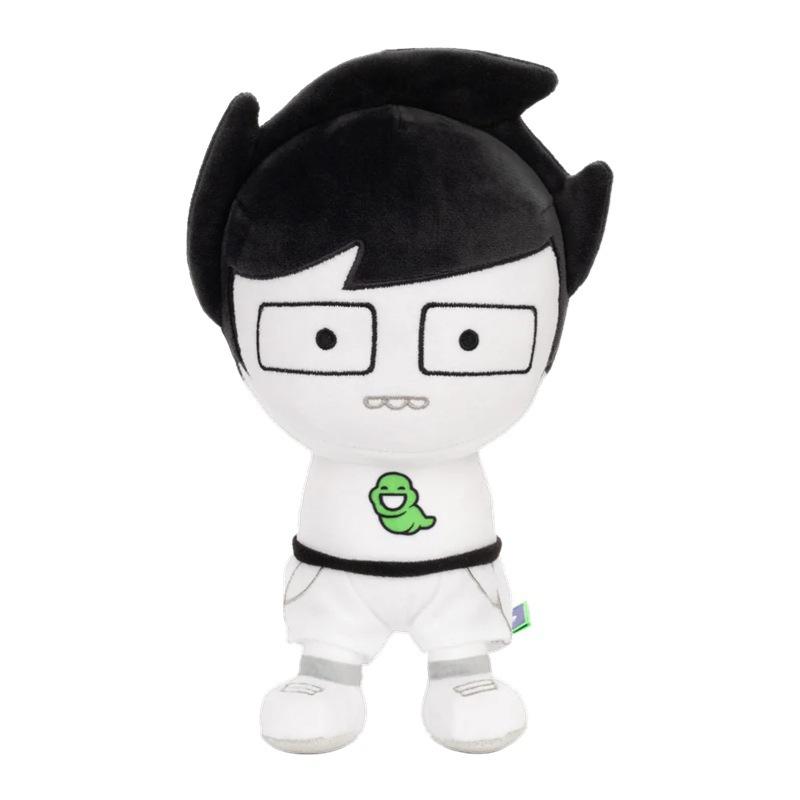 Homestuck John Egbert Plush Toy Cute Armless Boy With White Clothes Black Hair Stuffed Doll Pillow Toy For Kid Gifts