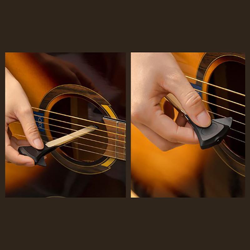 Gitarrenbogen macht Ihre Gitarre zu einer Geige. Lustige und kreative Werkzeuge für Stahlsaiteninstrumente.