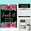 Engaging 2025 Calendar For Tired A Ss Women Featuring Beautiful Floral And Bird Designs Perfect For Mental Health Awareness