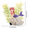 Aquariums Blond Girl Landscape Hideouts Coral Plastic Aquariums Decorations Art Crafts Terrarium Habitat Ornaments